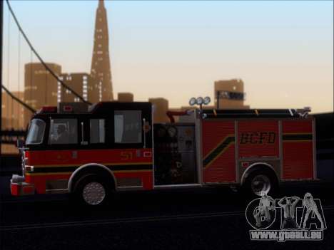 Pierce Arrow XT 2009 BCFD pour GTA San Andreas