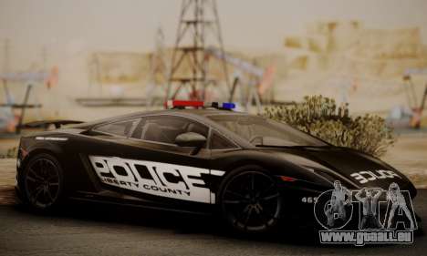 Lamborghini Gallardo LP 570-4 2011 Police v2 pour GTA San Andreas