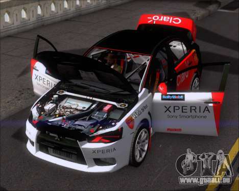 Mitsubushi Lancer Evolution Rally Team Claro für GTA San Andreas