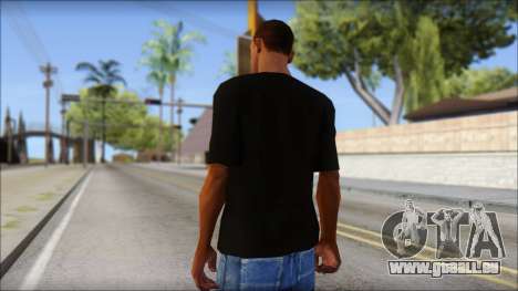 Black Izod Lacoste T-Shirt für GTA San Andreas