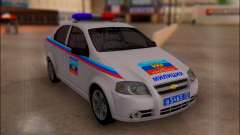 Chevrolet Aveo Police LNR pour GTA San Andreas