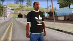 Adidas Black T-Shirt pour GTA San Andreas