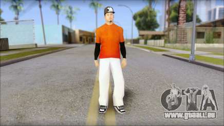 Polera Naranja con Gorro pour GTA San Andreas