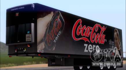 Remorque Chereau Coca-Cola Zero De Camion pour GTA San Andreas