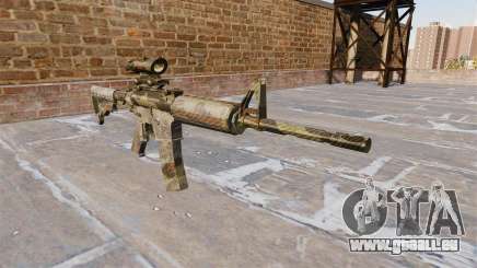 Automatic carbine MOI Camouflage Flore pour GTA 4