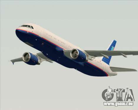 Airbus A320-232 United Airlines (Old Livery) pour GTA San Andreas