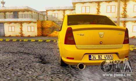 Dacia Logan Delta Garage pour GTA San Andreas