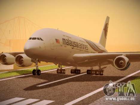 Airbus A380-800 Malaysia Airlines pour GTA San Andreas