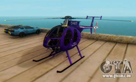 Die MD500E Hubschrauber v1 für GTA San Andreas