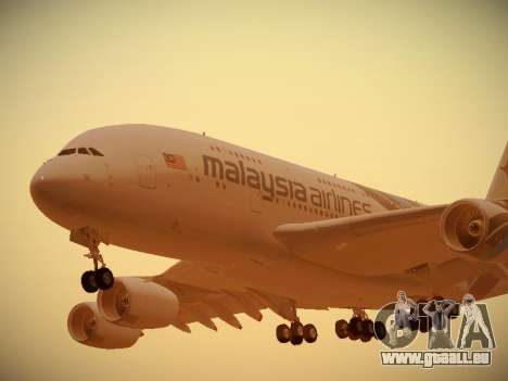 Airbus A380-800 Malaysia Airlines für GTA San Andreas