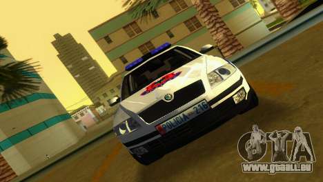 Skoda Octavia Albanian Police Car pour GTA Vice City