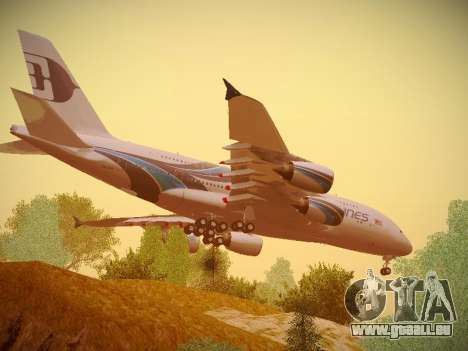 Airbus A380-800 Malaysia Airlines pour GTA San Andreas