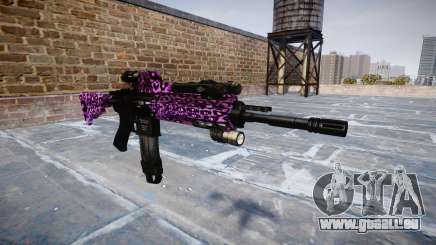 Fusil automatique Colt M4A1 party rock pour GTA 4