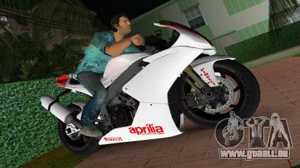 Aprilia RSV4 2009 White Edition I für GTA Vice City