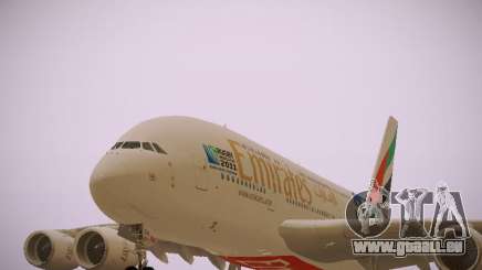 Airbus A380-800 Emirates Rugby World Cup für GTA San Andreas