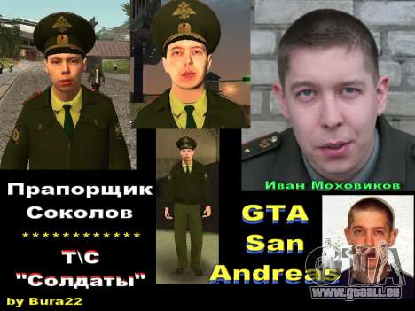 Leutnant Sokolov für GTA San Andreas
