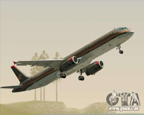 Airbus A321-200 Royal Jordanian Airlines für GTA San Andreas