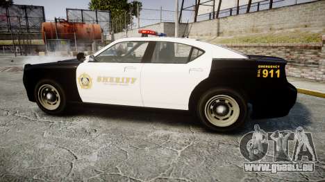 GTA V Bravado Buffalo LS Sheriff Black [ELS] für GTA 4