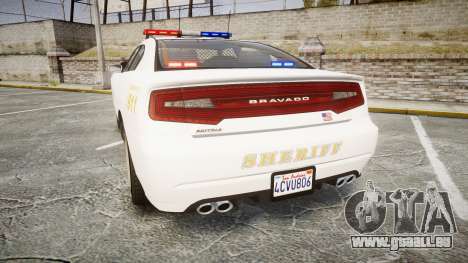 GTA V Bravado Buffalo LS Sheriff White [ELS] pour GTA 4