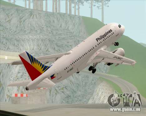 Airbus A319-112 Philippine Airlines für GTA San Andreas