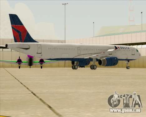 Airbus A321-200 Delta Air Lines für GTA San Andreas