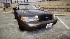 Ford Crown Victoria LASD [ELS] Unmarked pour GTA 4