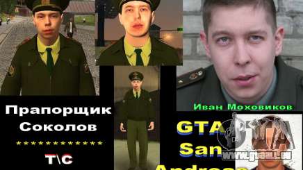 Lieutenant Sokolov pour GTA San Andreas