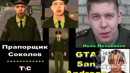 Leutnant Sokolov für GTA San Andreas