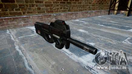 Gun Fabrique Nationale P90 zu vermeiden, wird zum schweigen gebracht für GTA 4