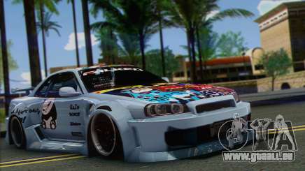 Nissan Skyline R-34 SDK Style pour GTA San Andreas