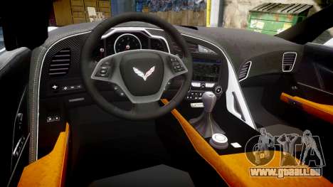 Chevrolet Corvette Z06 2015 TireBr3 pour GTA 4