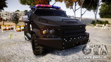 SWAT Van Metro Police [ELS] pour GTA 4