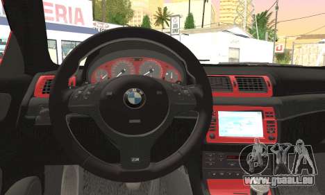 BMW M3 Coupe Tuned Version Burnout für GTA San Andreas