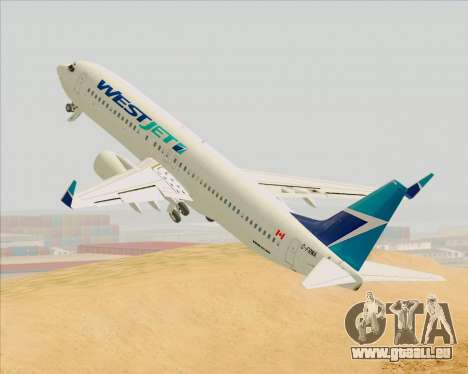 Boeing 737-800 WestJet Airlines pour GTA San Andreas
