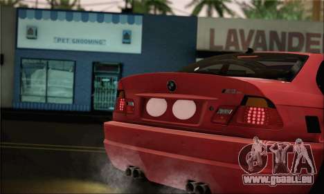 BMW M3 Coupe Tuned Version Burnout für GTA San Andreas