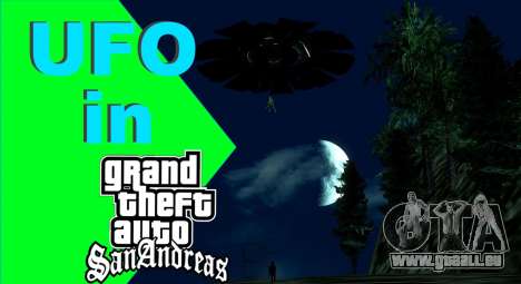 UFO über San Andreas für GTA San Andreas