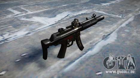 Pistolet MP5SD DRS CS b cible pour GTA 4