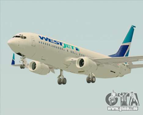 Boeing 737-800 WestJet Airlines pour GTA San Andreas