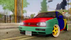 Volkswagen Golf Mk3 Harlequin Design pour GTA San Andreas