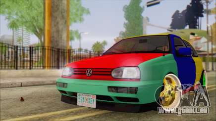 Volkswagen Golf Mk3 Harlequin Design für GTA San Andreas