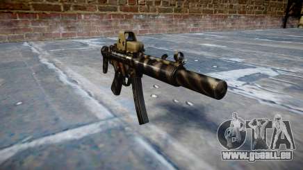 Pistolet MP5SD EOTHS CS c cible pour GTA 4