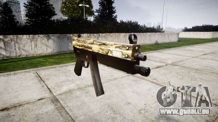 Pistolet mitrailleur MP5 Désert pour GTA 4