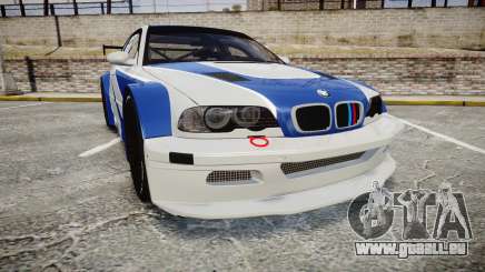 BMW M3 E46 GTR Most Wanted plate NFS MW pour GTA 4