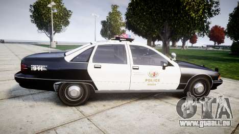Chevrolet Caprice 1991 LAPD [ELS] Traffic pour GTA 4