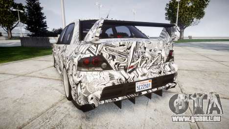 Mitsubishi Lancer Evolution IX Sharpie für GTA 4