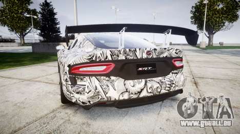 Dodge Viper SRT GTS 2013 Sharpie pour GTA 4