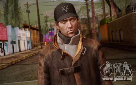 Aiden Pearce from Watch Dogs v10 pour GTA San Andreas