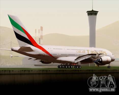 Airbus A380-800 Emirates 40 Anniversary Sticker pour GTA San Andreas
