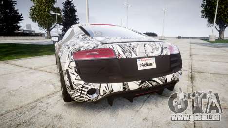 Audi R8 plus 2013 HRE rims Sharpie pour GTA 4