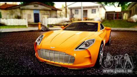 Aston Martin One-77 Black pour GTA San Andreas